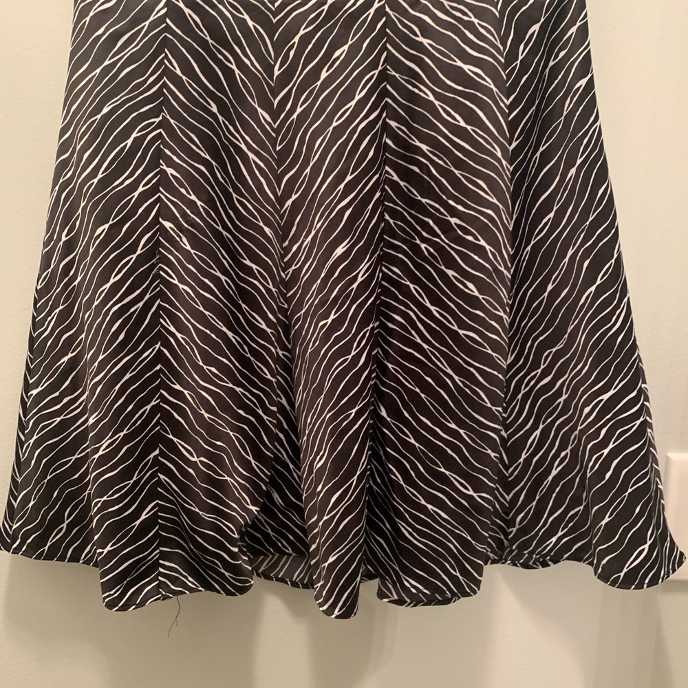 The Limited black and white skirt